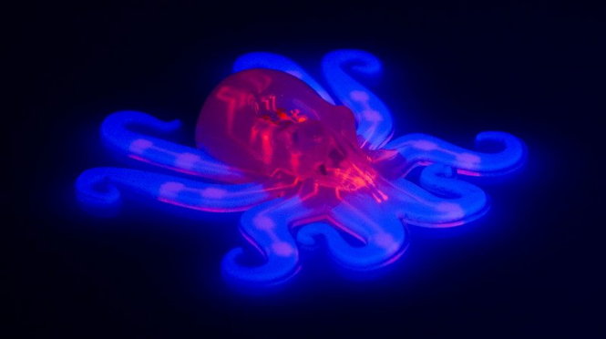 Robot Octobot có hình dáng một con bạch tuộc - Ảnh: ĐH Harvard