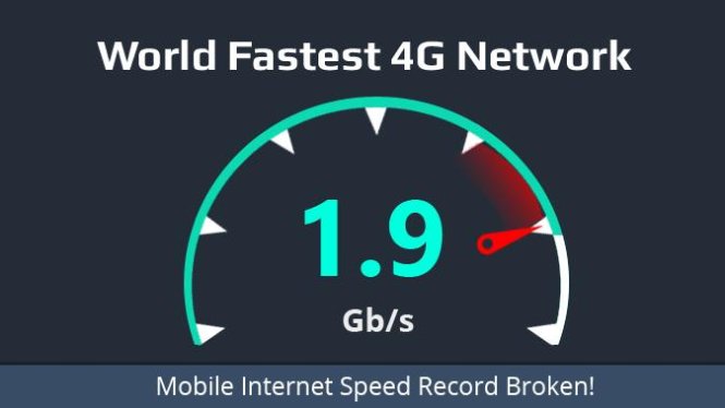 Mạng 4G vừa thiết lập một kỷ lục thế giới mới. - Nguồn: The Hacker News