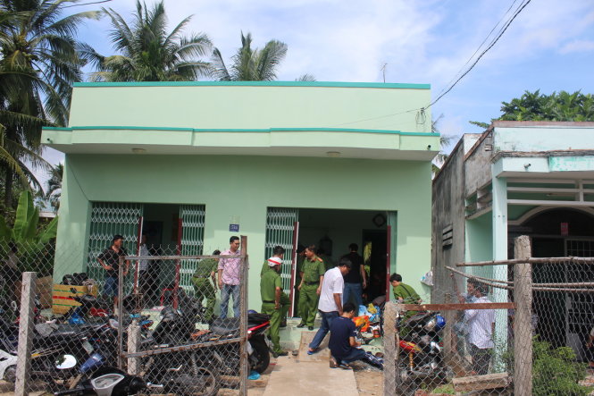 Căn nhà trọ các đối tượng dùng để hoạt động tiêu thụ xe gian và chơi ma túy - Ảnh: HOÀI THƯƠNG