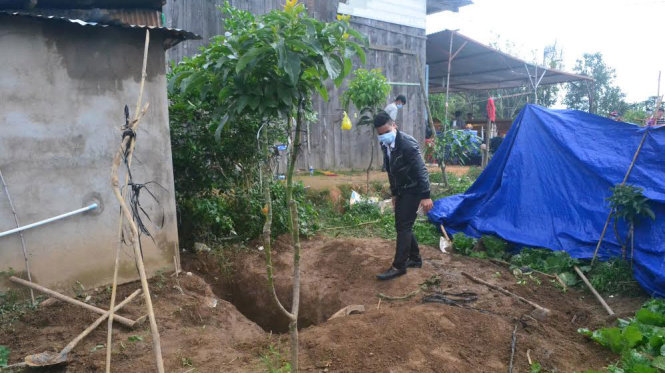 Vị trí chôn cất chị Mai Thị A.Đ.