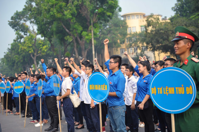 Phát động mũ bảo hiểm sinh viên thủ đô hưởng ứng