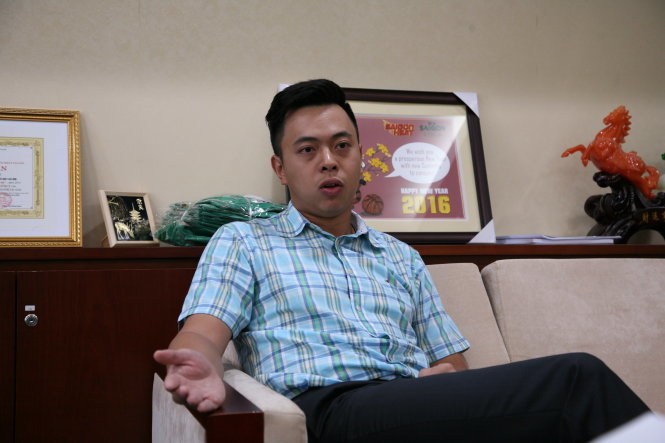 Ông Vũ Quang Hải trong lần trả lời báo Tuổi Trẻ - Ảnh: T.HÀ