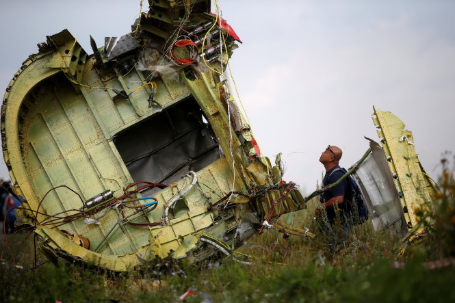 Hrabove (Grabovo) in Donetsk region, Ukraine, July 22, 2014