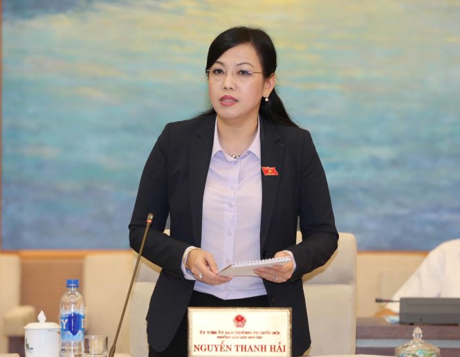 Trưởng Ban Dân nguyện Nguyễn Thanh Hải cho biết qua giám sát thì
thấy nhiều chủ tịch các cấp từ tỉnh, huyện, xã né trách nhiệm tiếp
công dân, không thực hiện đúng luật - Ảnh: TTXVN