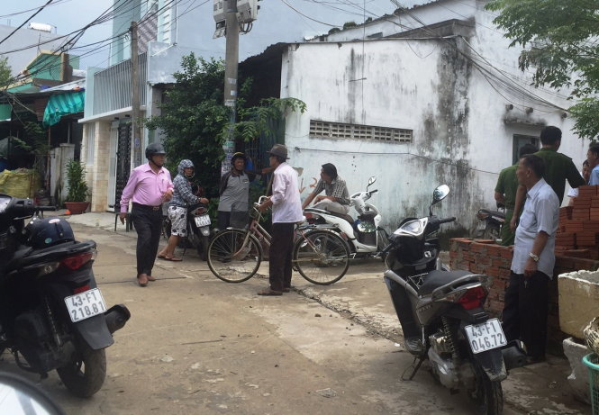 Nhà ông Nhân nơi xảy ra sự việc - Ảnh: Đ.C