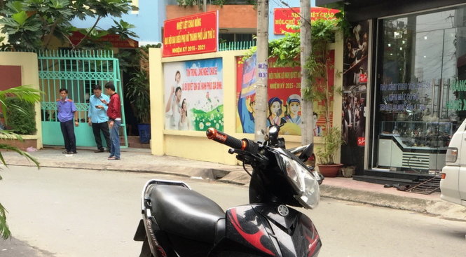 Trụ sở phường 11, Q.3 - Ảnh: HOÀNG LỘC