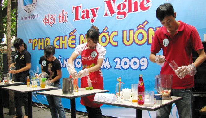 Những hội thi tay nghề được Ủy ban Hội LHTN các cấp tổ chức để những bạn trẻ làm nghề thi tài và để Hội đến gần hơn các đối tượng thanh niên - Ảnh: Q.L.