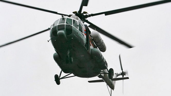 Một chiếc Mi-8 - cùng loại với chiếc bị rơi ở Siberia - Ảnh: sputniknews