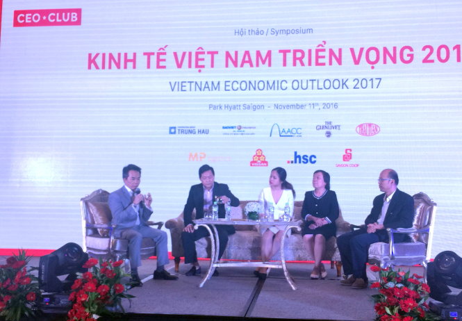 Các doanh nghiệp tại buổi hội thảo: ảnh: N.Bình