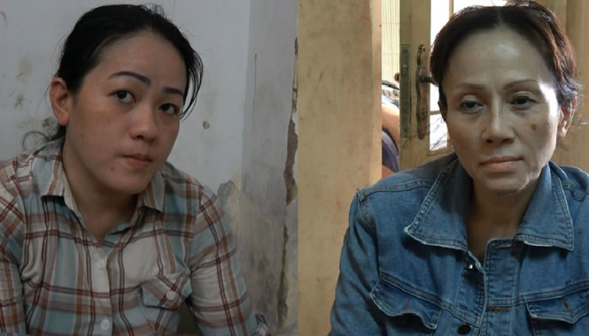 Võ Thị Thu Thảo và Võ Thị Thu Hồng  - Ảnh: NGỌC KHẢI