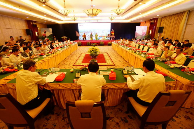 Quang cảnh hội thảo Du lịch đường sông: Hướng phát triển du lịch đặc sắc TP.HCM chiều 22-11 - Ảnh: QUANG ĐỊNH