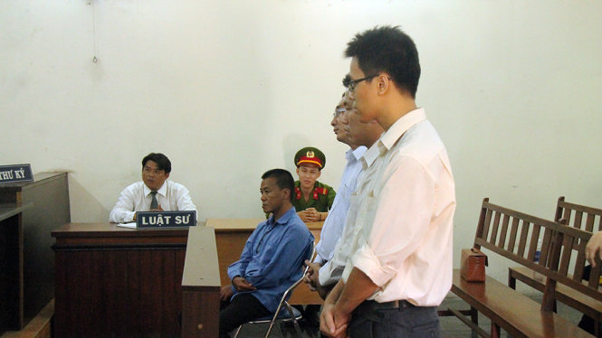 Các bị cáo tại tòa