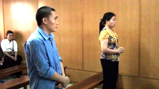 2 bị cáo tại tòa - Ảnh: Tuyết Mai