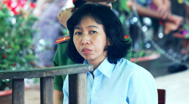 Bị cáo Ngọc tại phiên tòa - Ảnh: TÂN PHẠM