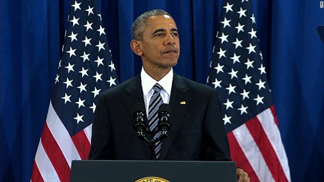 Ông Obama đọc bài diễn văn an ninh quốc gia cuối cùng trên cương vị Tổng thống Mỹ - Ảnh: CNN