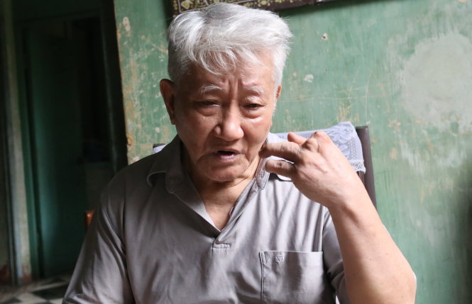 Thiếu tướng Ngô Huy Phát bị đạn pháo bắn hư bàn tay trong những ngày vệ thành 1946 - Ảnh: Q.V.