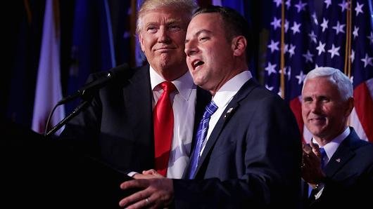 Ông Reince Priebus, người được ông Trump bổ nhiệm làm Chánh văn phòng Nhà Trắng - Ảnh: Getty Images