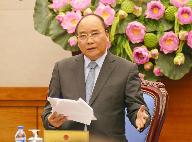 Thủ tướng Nguyễn Xuân Phúc yêu cầu các địa phương quan tâm hơn đến công tác phòng chống ma túy và cai nghiện - Ảnh: L.K