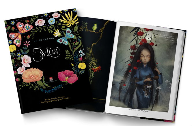 Bìa Artbook 5 mùa -