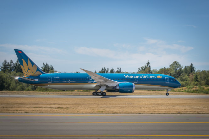 Máy bay boeing 787 sẽ giúp VNA hiện đại hóa đội bay tạo lợi thế cạnh tranh trong thời gian tới - Ảnh: Minh Ngọc