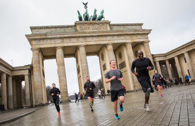 Tại Berlin, Đức - Ảnh: Facebook Mark Zuckerberg