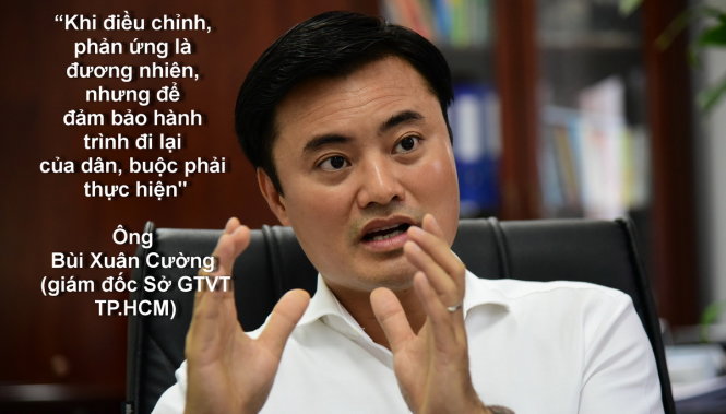 Ông Bùi Xuân Cường (giám đốc Sở GTVT TP.HCM) - Ảnh: Thuận Thắng