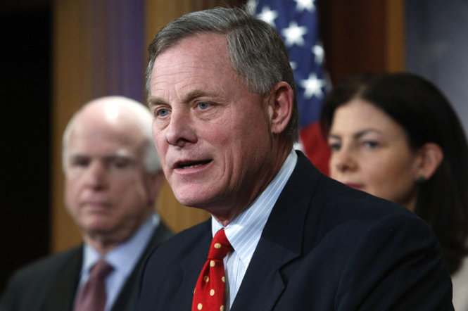 Thượng nghị sỹ Richard Burr, Chủ tịch Ủy ban Tình báo Thượng viện Mỹ - Ảnh: Reuters