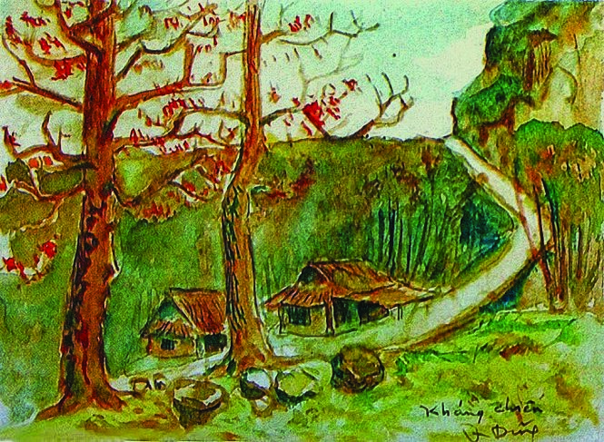 Tranh của Quang Dũng