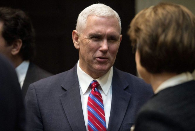 Phó tổng thống Mỹ Mike Pence - Ảnh: AFP