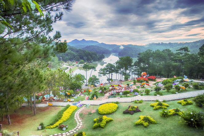 Một góc khu du lịch Thung Lũng Tình Yêu - Đà Lạt