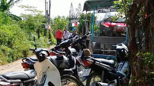 Gia đình tổ chức tang lễ cho nạn nhân Văn Công Thành vào ngày 10-2 - Ảnh: Ng.Nam