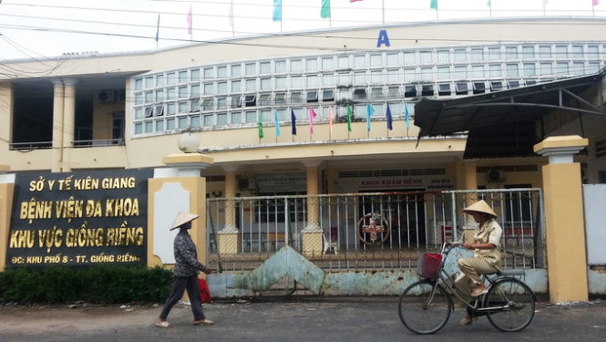 Bệnh viện đa khoa khu vực Giồng Riềng - Ảnh: K.Nam