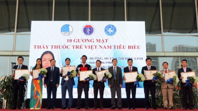 10 gương mặt thầy thuốc trẻ tiêu biểu toàn quốc năm 2017 - Ảnh: H.Nam