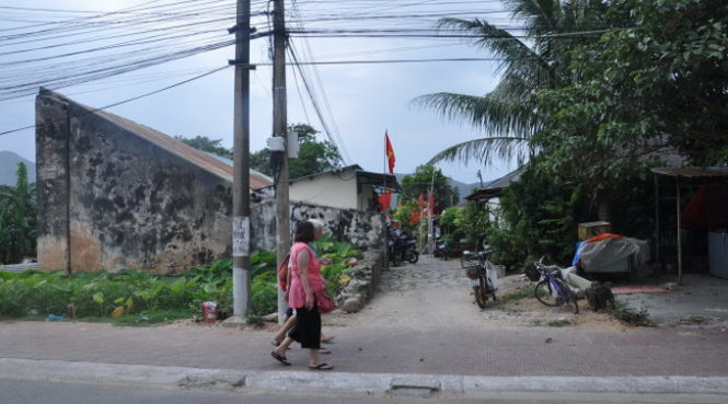 Một góc khu đất K ở huyện Côn Đảo - Ảnh: Đ.Hà
