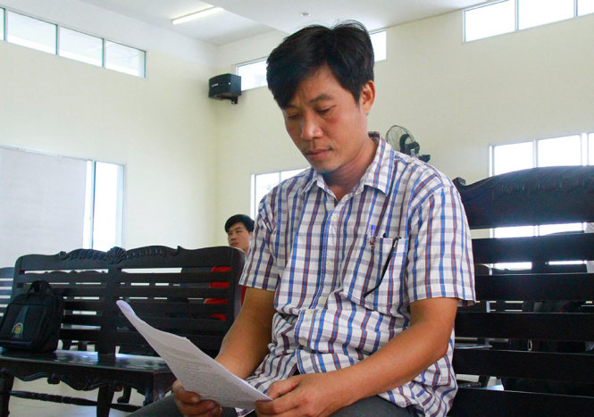 Lái tàu Nguyễn Văn Túy - Ảnh: XUÂN AN