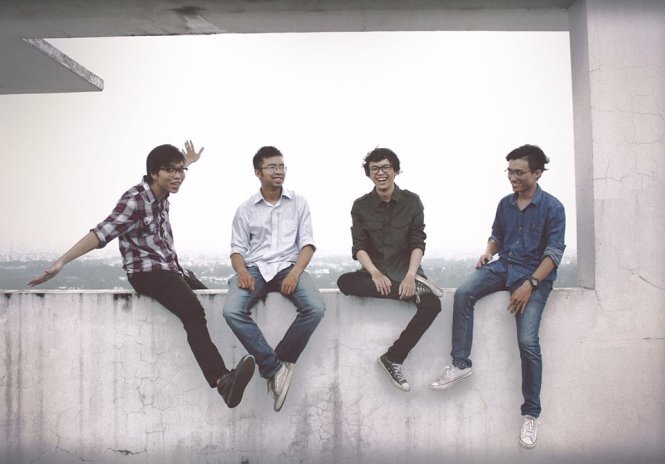 Ban nhạc Cá Hồi Hoang - Ảnh: NVCC