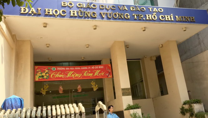 Trường ĐH Hùng Vương TP.HCM được tuyển sinh trở lại trong năm nay. Ảnh: M.G