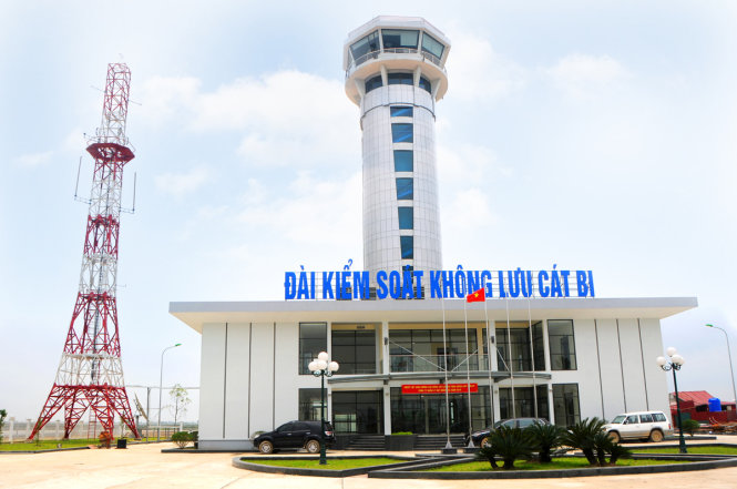 Kiểm soát không lưu sân bay Cát Bi, Hải Phòng xảy ra sự cố mất liên lạcvới 2 máy bay trong đêm 9-3 - Ảnh: VATM