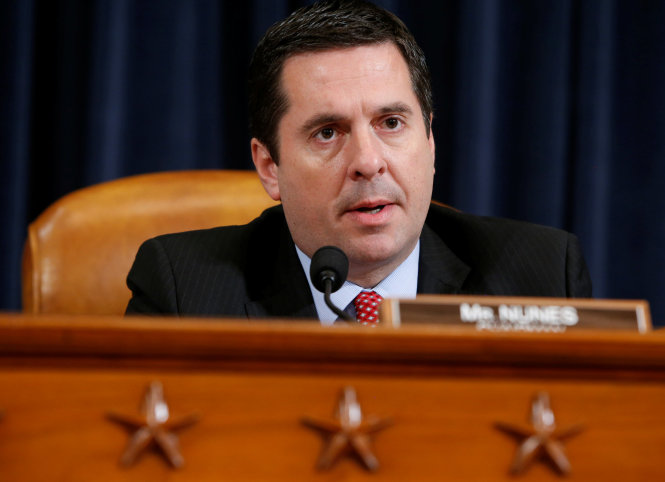 Chủ tịch Ủy ban tình báo Hạ viện Mỹ, ông Devin Nunes - Ảnh: Reuters