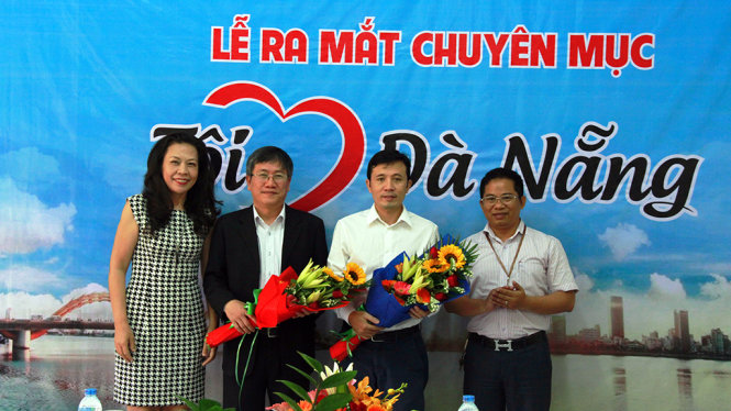 Lễ ra mắt chuyên mục Tôi yêu Đà Nẵng sáng 23-3 - Ảnh: Đoàn Cường