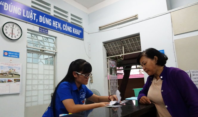 Công trình “Sao y chứng thực ngoài giờ hành chính” tiện lợi cho người dân - Ảnh: Duyên Phan