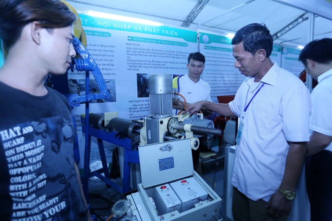 Những sản phẩm mới được giới thiệu tại Techmart 2016 - Ảnh: Ngũ Hiệp
