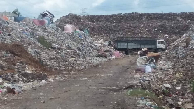 Bãi rác nơi người dân phát hiện vụ việc - Ảnh: Đức Thành