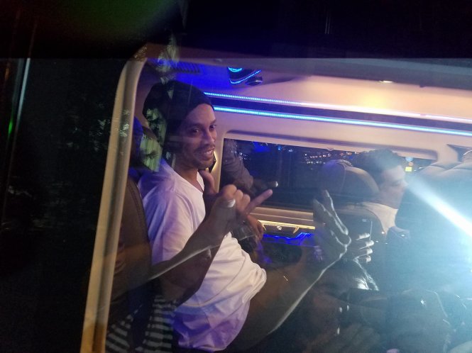 Ronaldinho đã có mặt tại TP.HCM