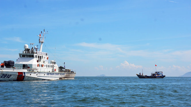 Vùng biển Cửa Đại nơi ngư dân Khứu gặp nạn - Ảnh: Thanh Ba