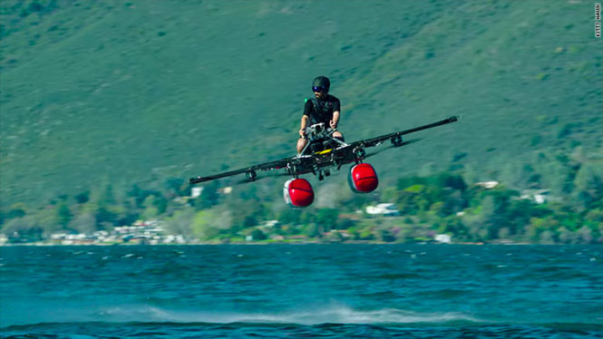 Buổi trình diễn Flyer của Kitty Hawk trên hồ - Ảnh: Kitty Hawk