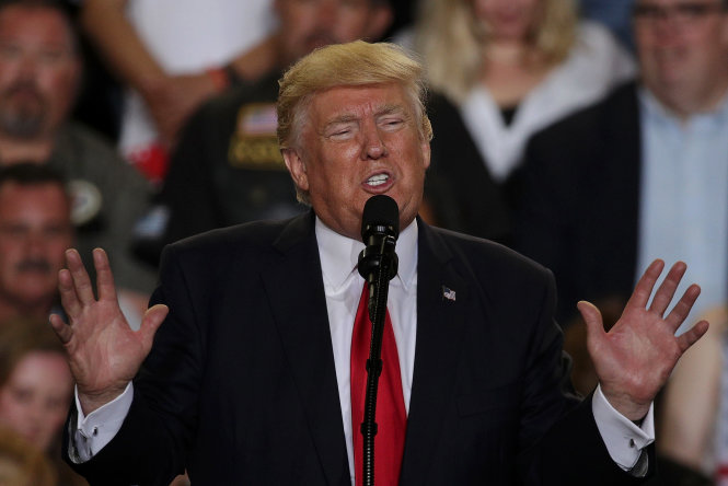 Tổng thống Mỹ Donald Trump - Ảnh: Reuters