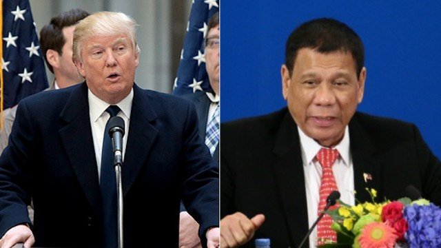 Tổng thống Mỹ Donald Trump (trái) và tổng thống Philippines, Rodrigo Duterte - Ảnh: The Hill