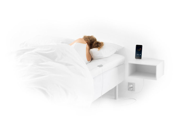 Thiết bị theo dõi giấc ngủ của Beddit - Ảnh: Beddit
