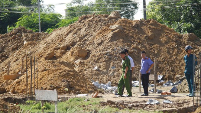Hiện trường vụ việc - Ảnh: Xuân An